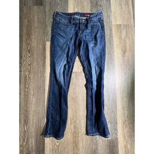 Express Stella Skinny Leg Jeans Women 4S Dark Wash Excellent Low Rise Denim